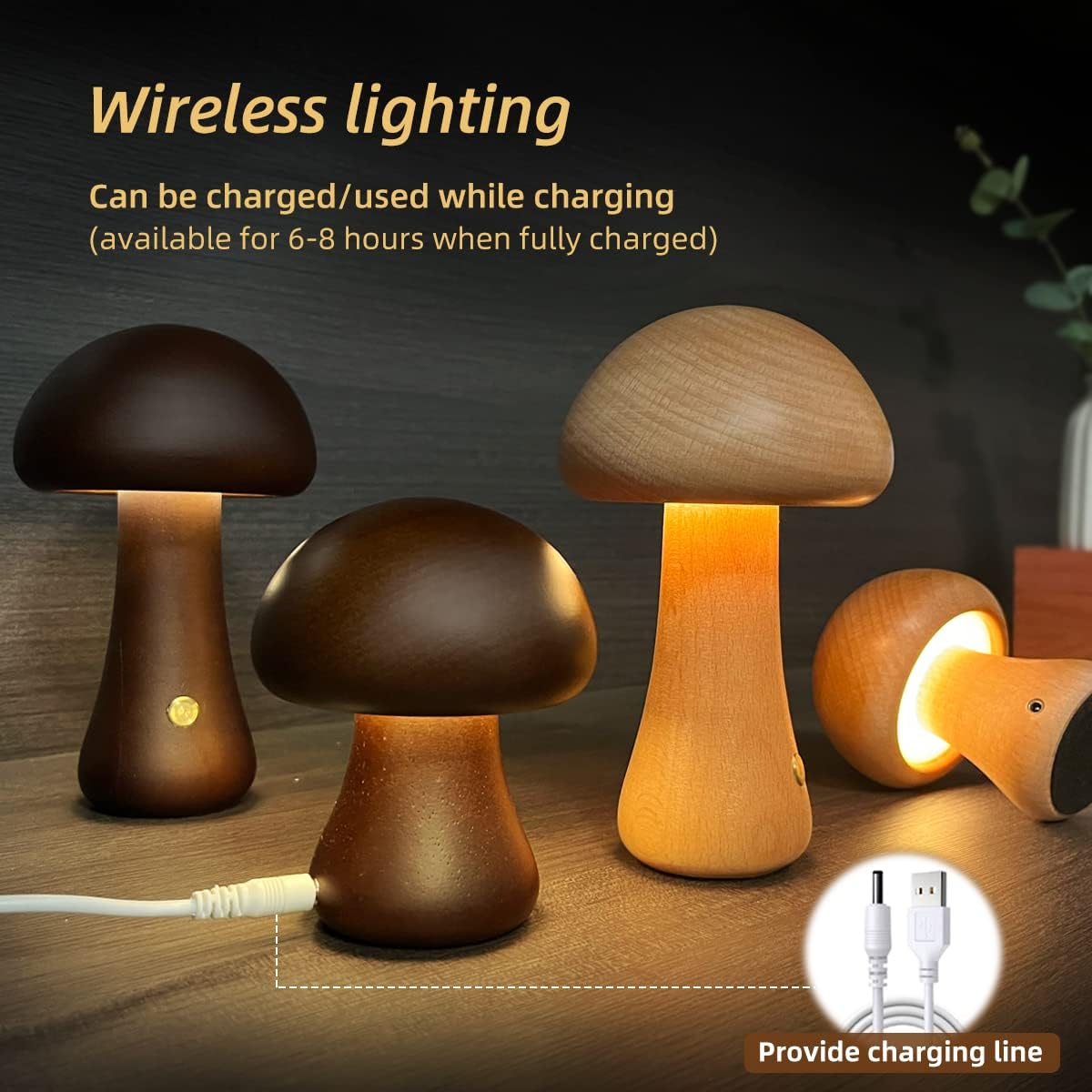 Enchanted Mushroom LED Table Lamp