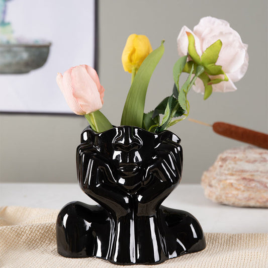 FloralGrasp Handcrafted Vase